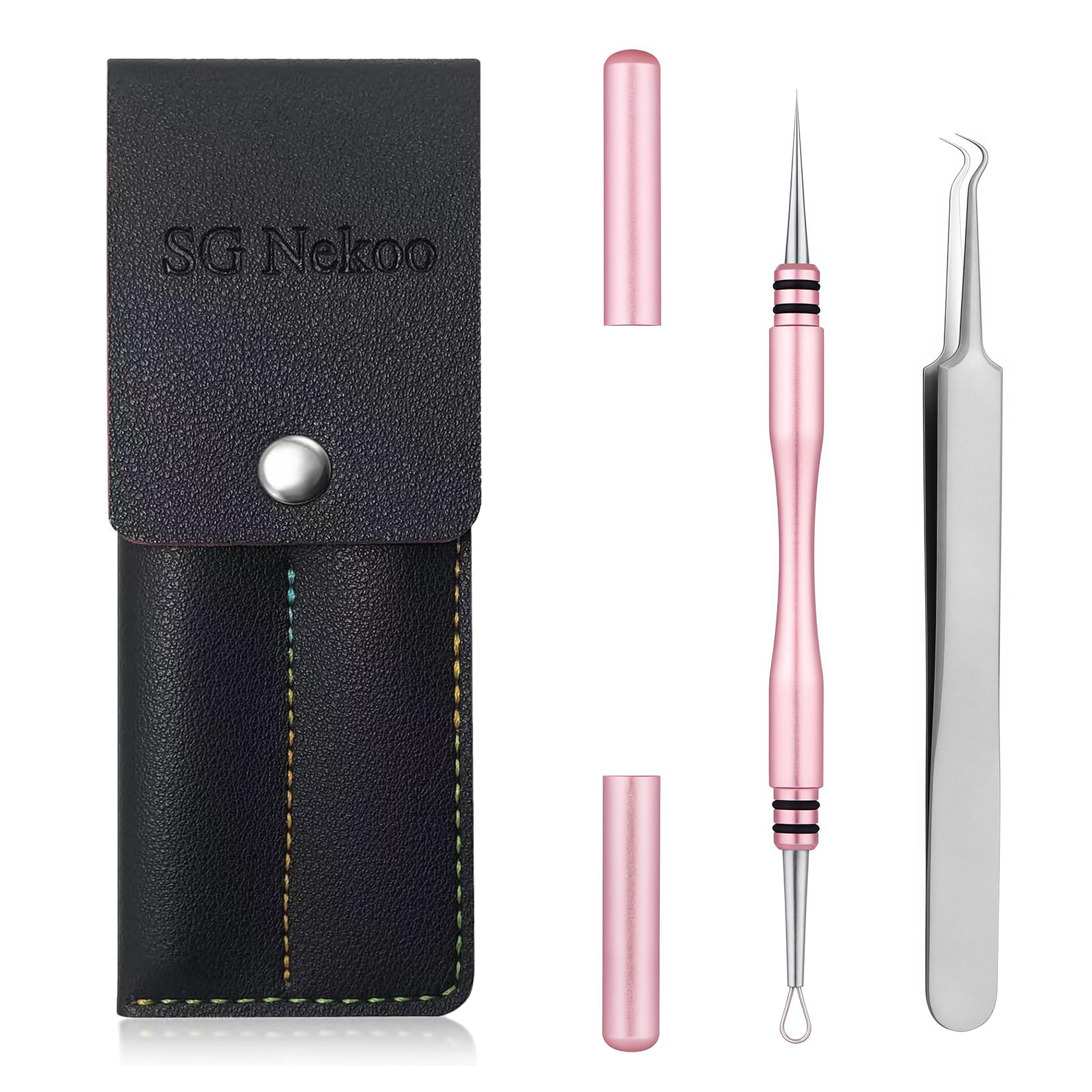 chiyoko Make & Eye Remover 2個セット Amazon.com: SGNEKOO Professional Milia and Blackhead Remover Tool